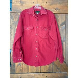 Eddie Bauer Men's small Long Sleeve Button Up Shirt